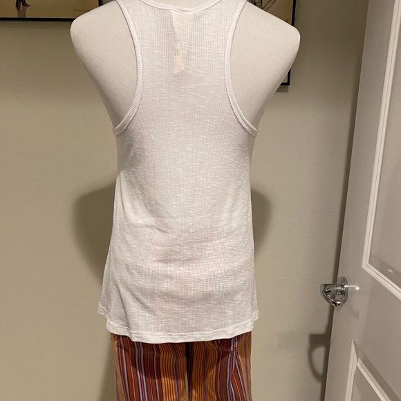 Free People Tank. White. Small - Picture 3 of 3